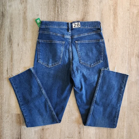 NWT Gap Dark Indigo Blue Vintage Slim High Rise Jeans - Picture 4 of 8